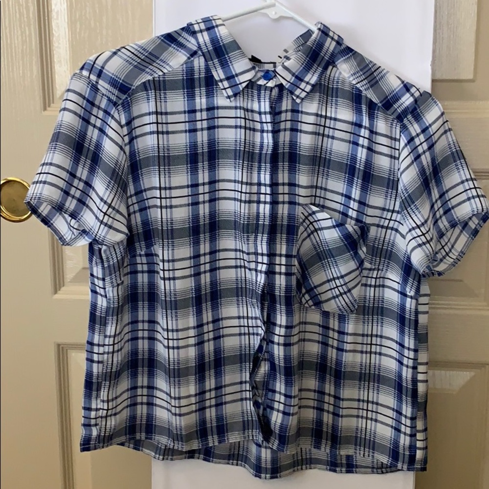 Plaid button up